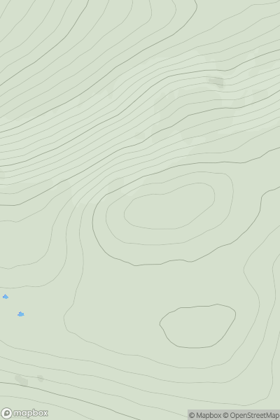 Thumbnail image for Beinn Bhuraich [Glen Albyn and the Monadh Liath] [NH582157] showing contour plot for surrounding peak